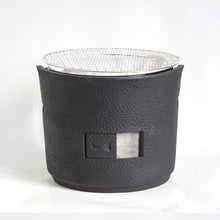 画像をギャラリービューアに読み込む, 三河焼き七輪 炎匠 黒(三河焼+珪藻土コンロ)