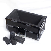 画像をギャラリービューアに読み込む, 長角コンロ 炭火焼き鳥七輪【黒】