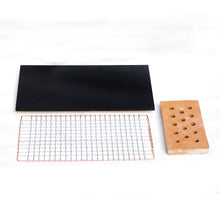 画像をギャラリービューアに読み込む, 長角コンロ 炭火焼き鳥七輪【黒】