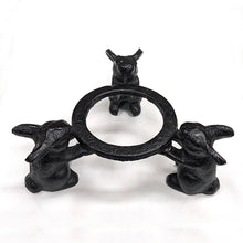 画像をギャラリービューアに読み込む, うさぎ五徳(鋳物)