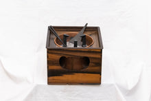 画像をギャラリービューアに読み込む, 黒柿 箱火鉢 KK303