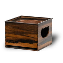 画像をギャラリービューアに読み込む, 黒柿 箱火鉢 KK303