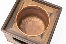 画像をギャラリービューアに読み込む, 黒柿 箱火鉢 KK303