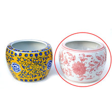 画像をギャラリービューアに読み込む, 新品 ミニ火鉢 陶器セット ピンク