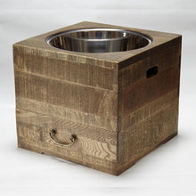 画像をギャラリービューアに読み込む, 箱火鉢<エイジング加工>+道具セット