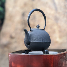 画像をギャラリービューアに読み込む, 南部 鉄瓶 日の丸あられ型 1L