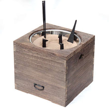 画像をギャラリービューアに読み込む, 箱の桐火鉢(新品)