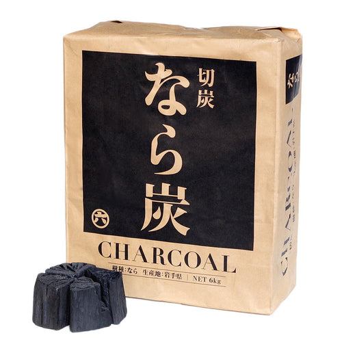 茶道 道具炭 お茶炭 大分椚炭 (炉用)割毬打7.6cm径4.2-5.2cm