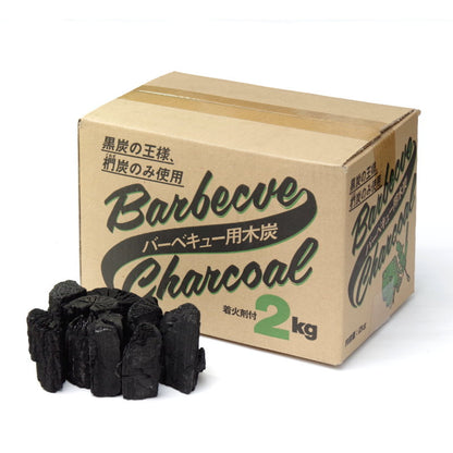 バーベキュー木炭（くぬぎ炭使用)2kg
