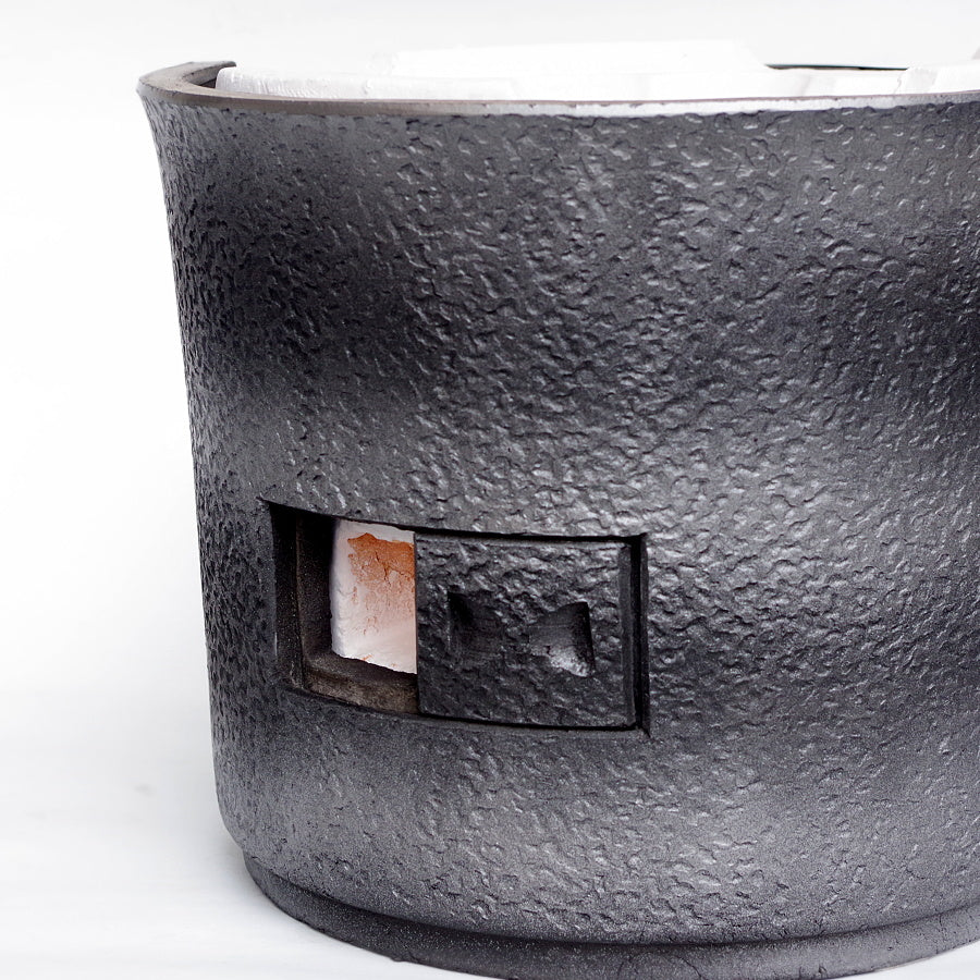 三河焼き七輪 炎匠 銀【三河焼+珪藻土コンロ】 – 【炭・燃料の専門通販