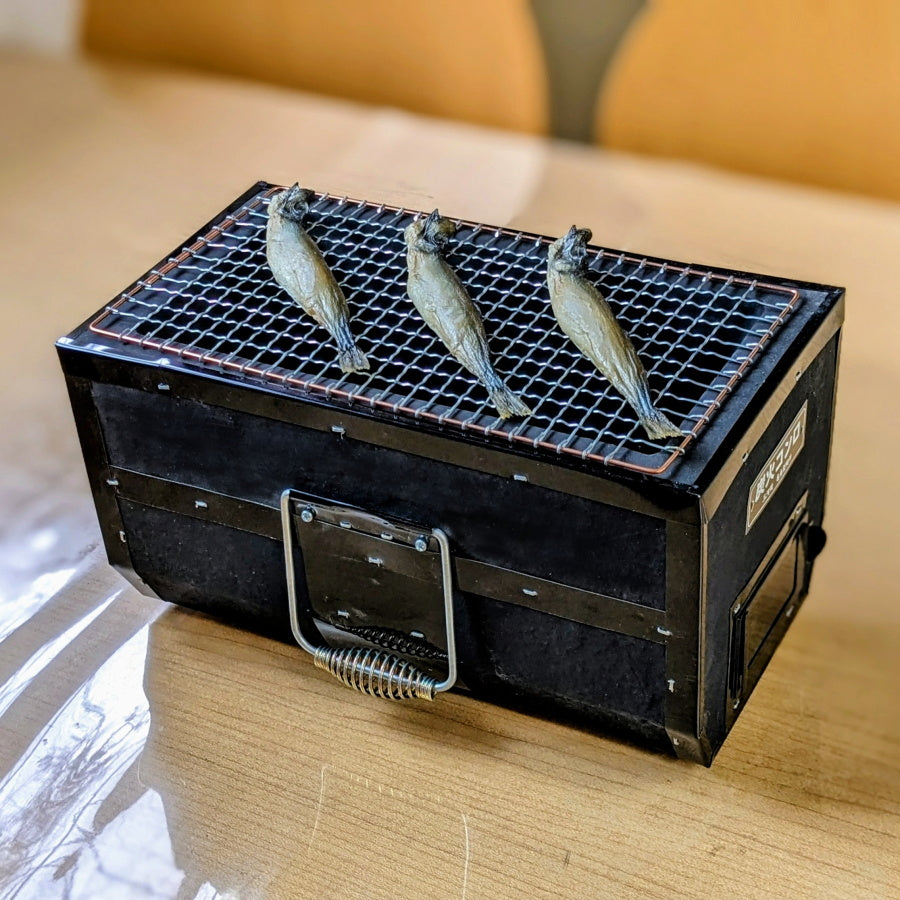 ①長方形 七輪 バーベキュー 炭 焼肉　焼き鳥　コンロ キャンプ 黒 楽天市場】再入荷国産日本製三河焼 しちりん 焼鳥コンロ 黒敷板 アミ