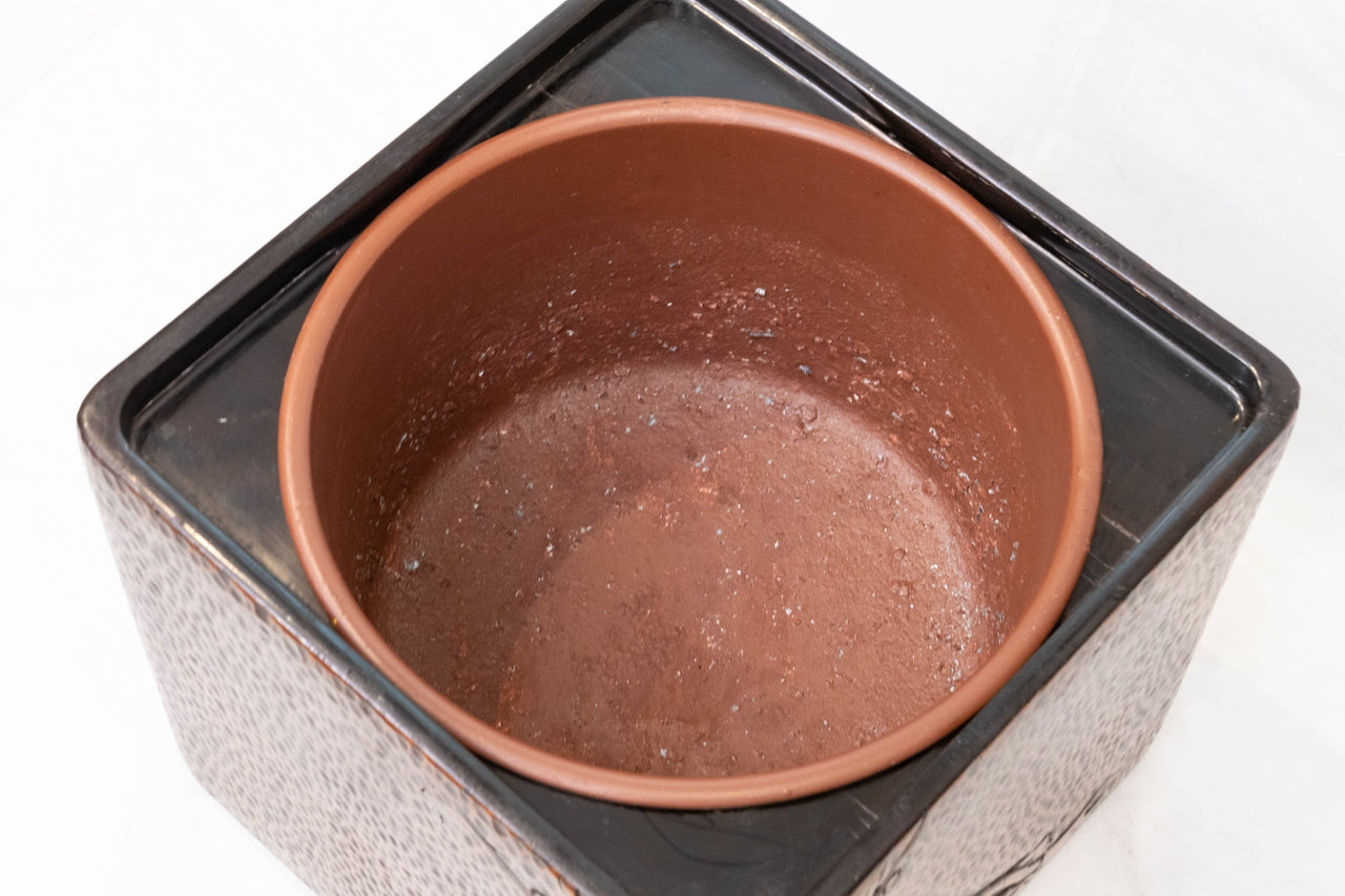 アンティーク火鉢の手あぶり火鉢スタートセット（タイプ：KH-202