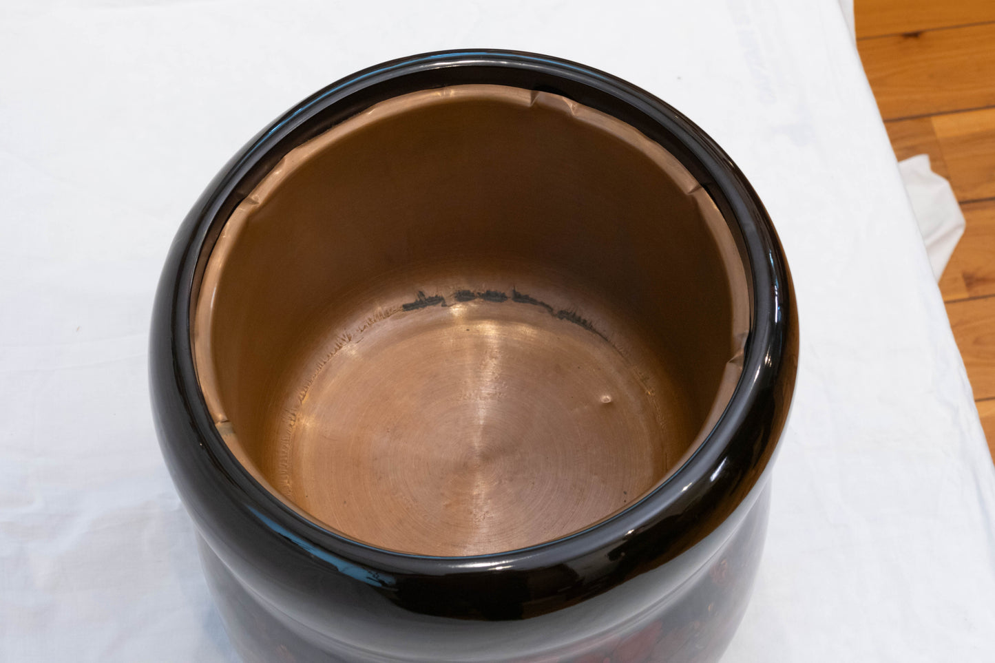 漆器塗丸火鉢 SM511