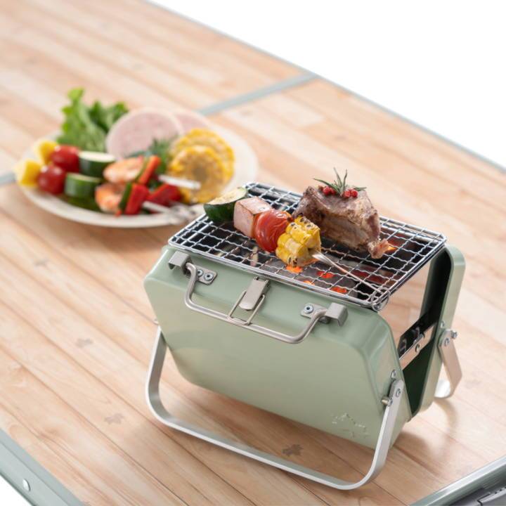 アタッシュケース型　BBQグリル　1～2人用のサイズ　バーベキューグリル グリルアタッシュmini – 【炭・燃料の専門通販】+炭STYLE 増田屋