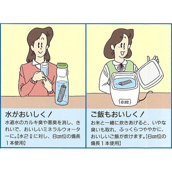 飲料水・炊飯用備長炭4本入/2本入 – 【炭・燃料の専門通販】+炭