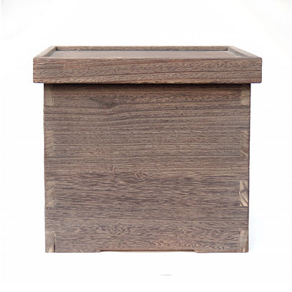 箱の桐火鉢（新品）＋火鉢道具セット