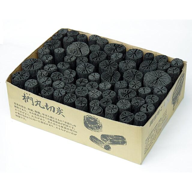 椚丸切炭（くぬぎ丸切炭） 6kg